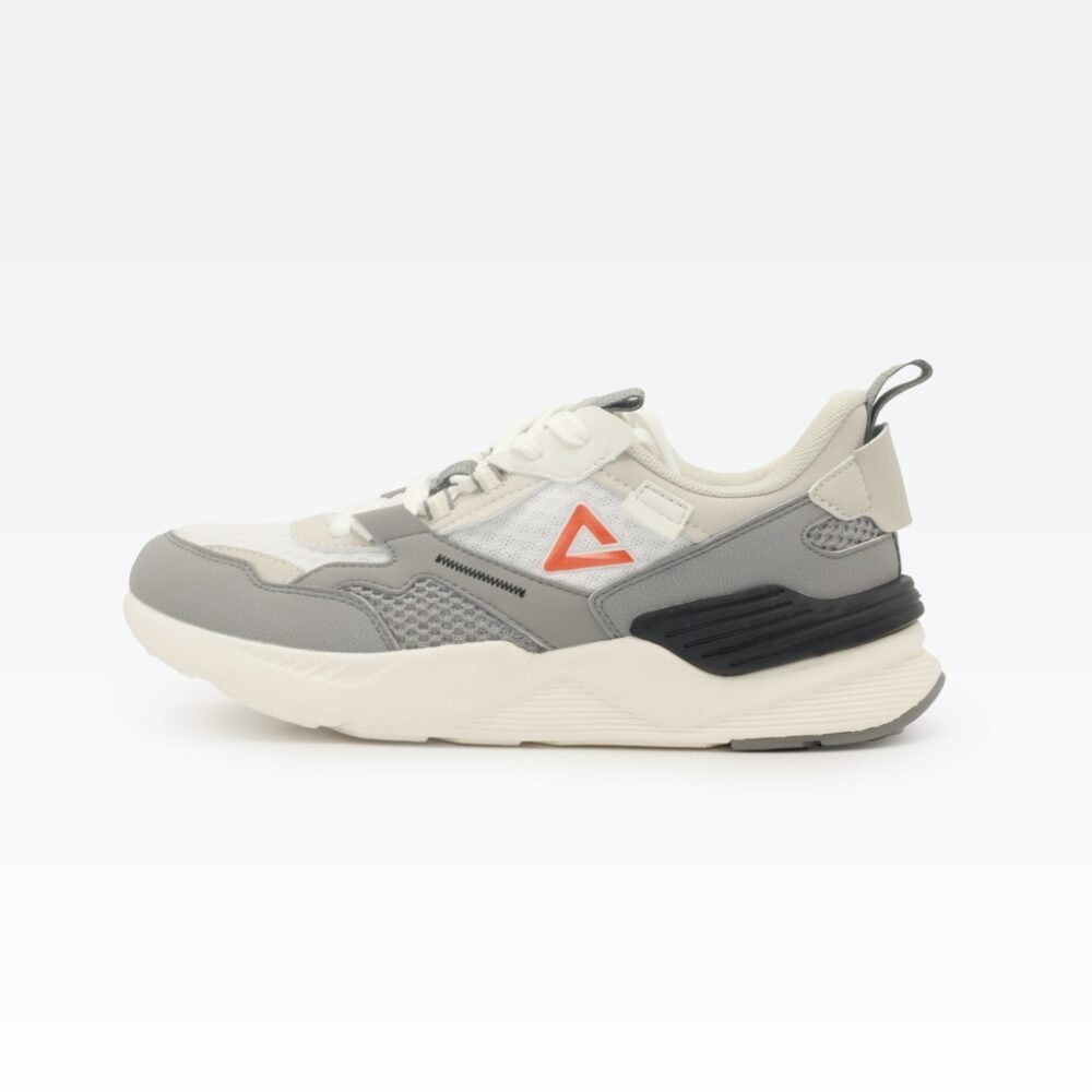 Peak Casual Shoes White Mid Grey – Image 3