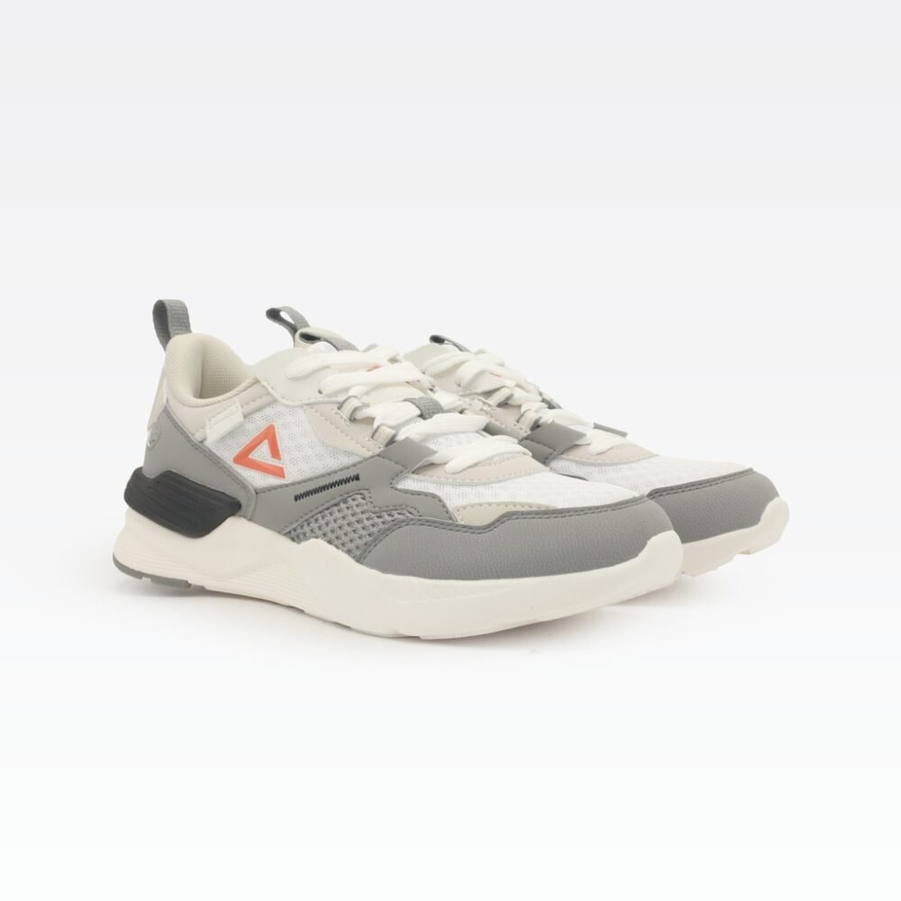 Peak Casual Shoes White Mid Grey – Image 4