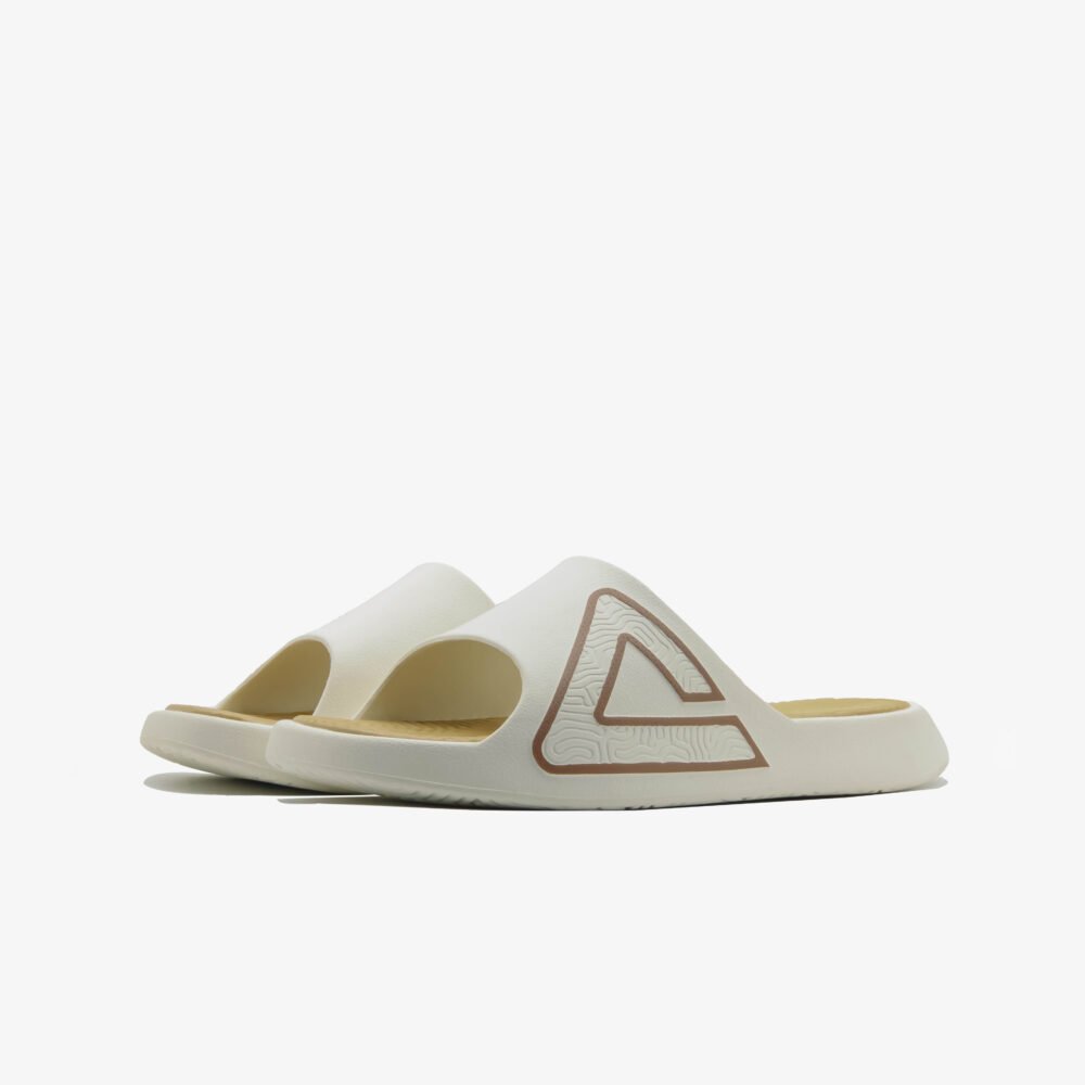Claquette Peak Taichi Canvas white/red brown – Image 3