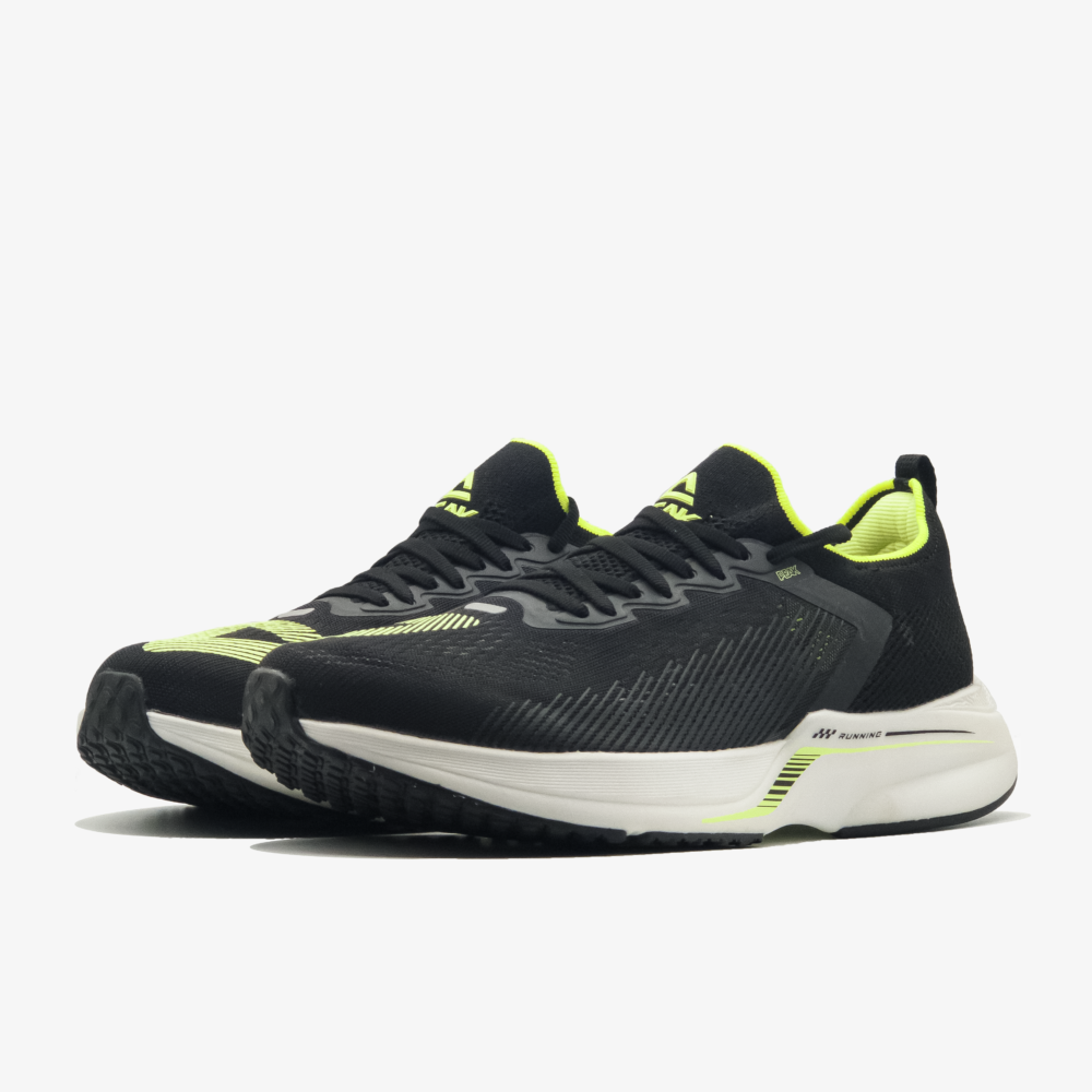 PEAK RUNNING SHOES BLACK – Image 3