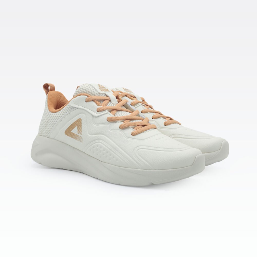 Peak Walking Shoes Off White/Brown – Image 2