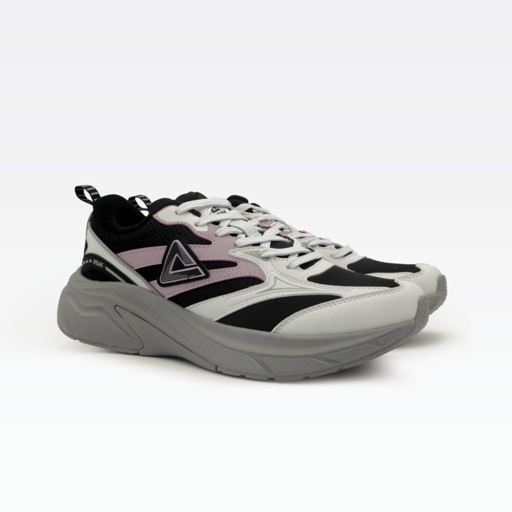 Peak Running Shoes Lt.Grey/Black – Image 2