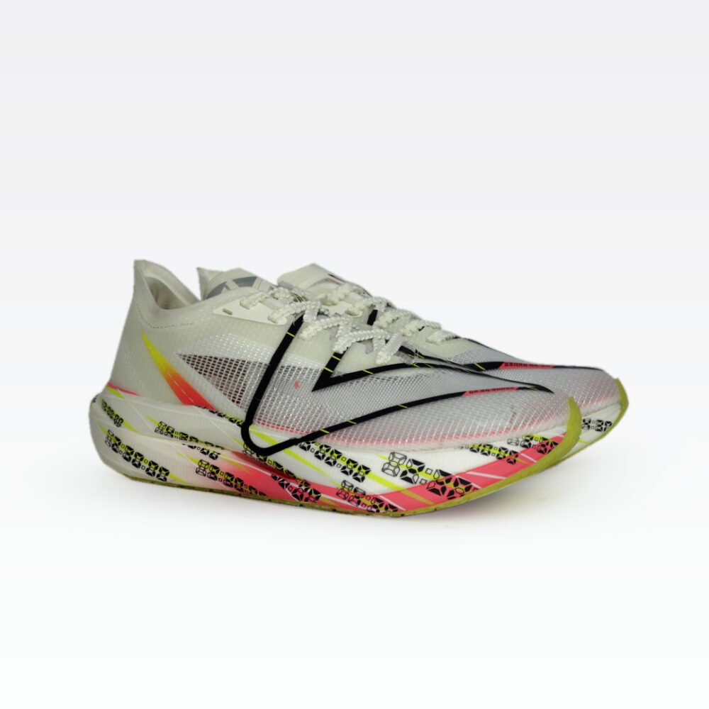 PEAK UP30 3.0 Elite Running Shoes Low Top Light White Red – Image 3