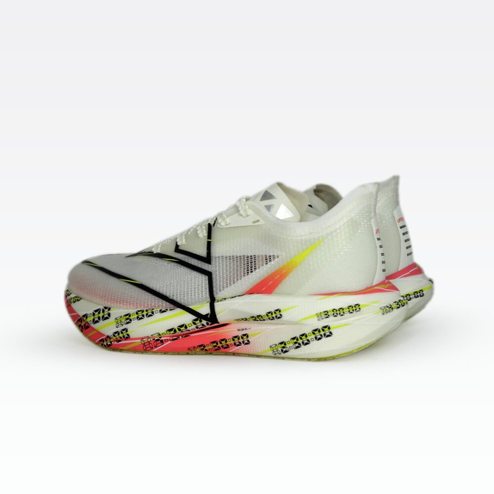 PEAK UP30 3.0 Elite Running Shoes Low Top Light White Red – Image 4