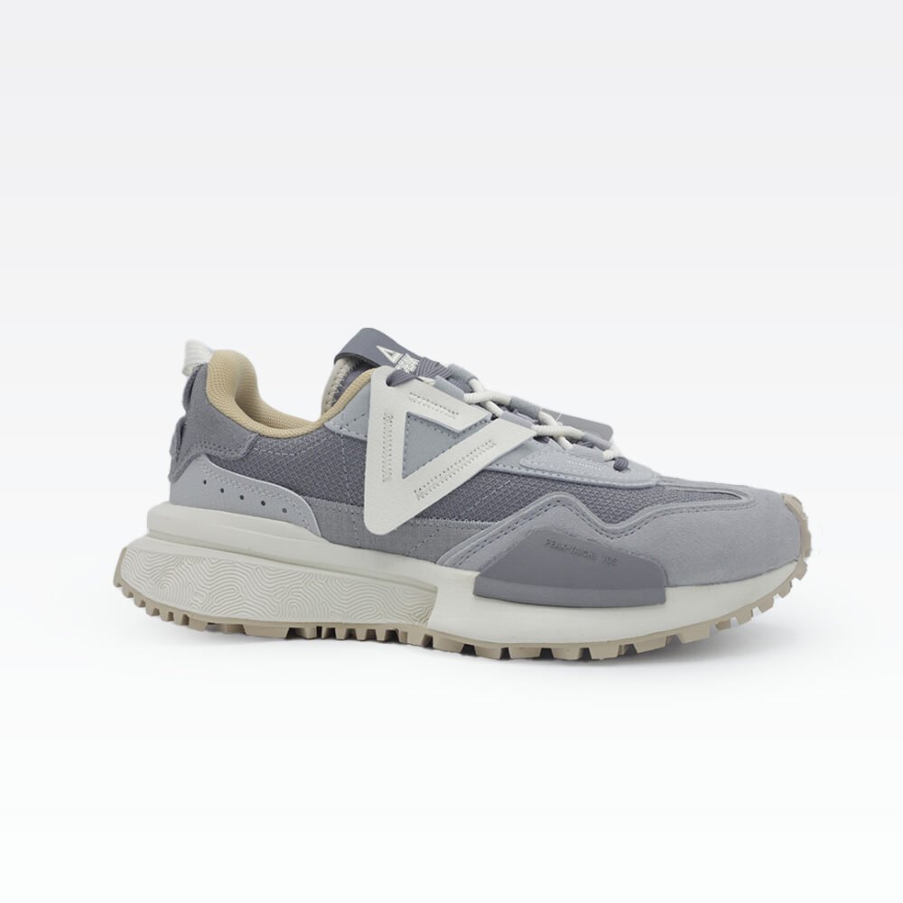 PEAK FASHION CASUAL SHOES_WHITE GREY