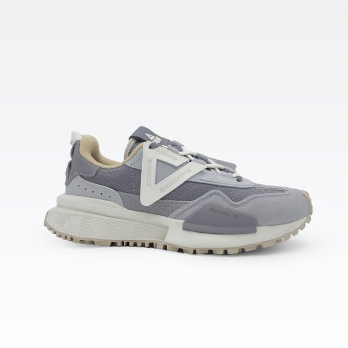 PEAK FASHION CASUAL SHOES_WHITE GREY