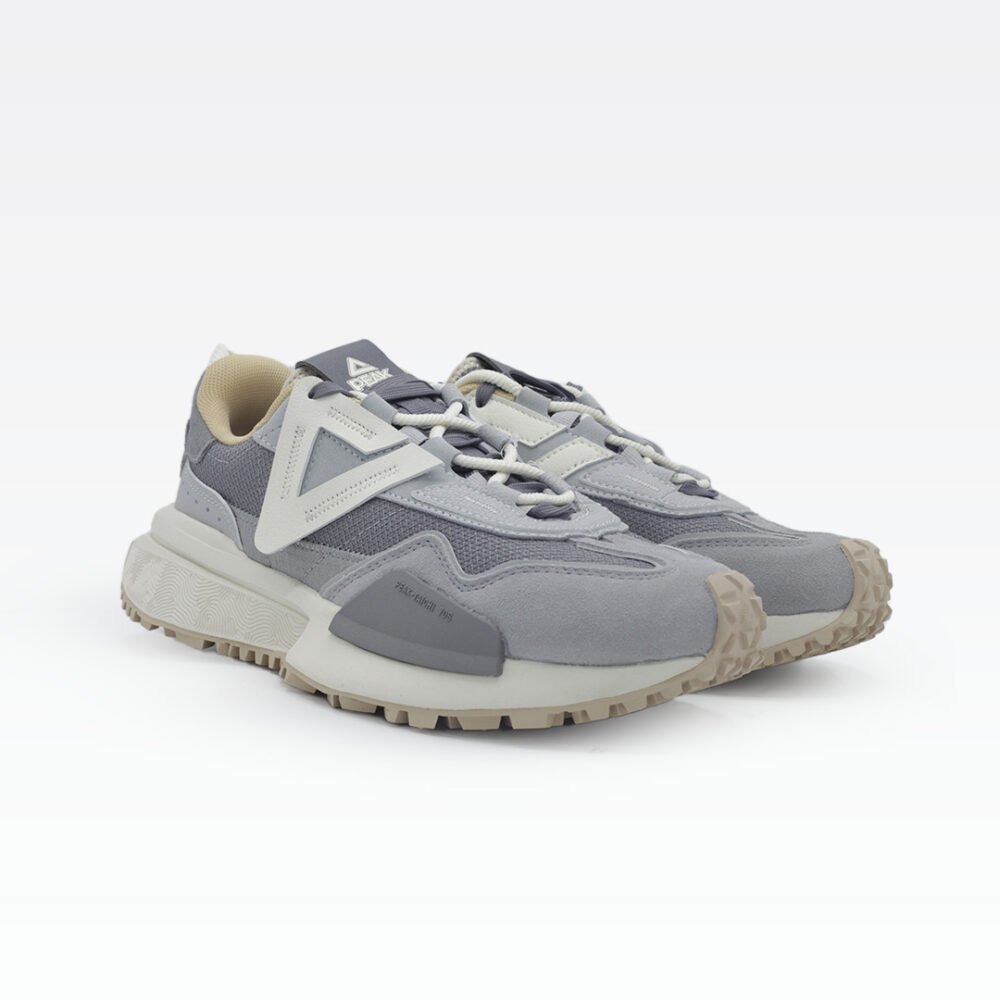 PEAK FASHION CASUAL SHOES_WHITE GREY – Image 2