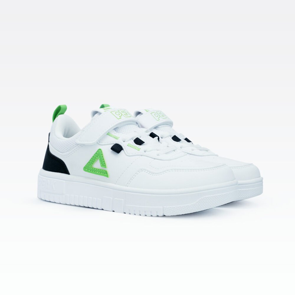 Peak Kid Shoes_White/Green – Image 2