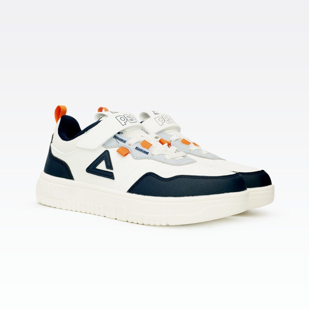 Peak Kid Shoes_White/Navy – Image 2