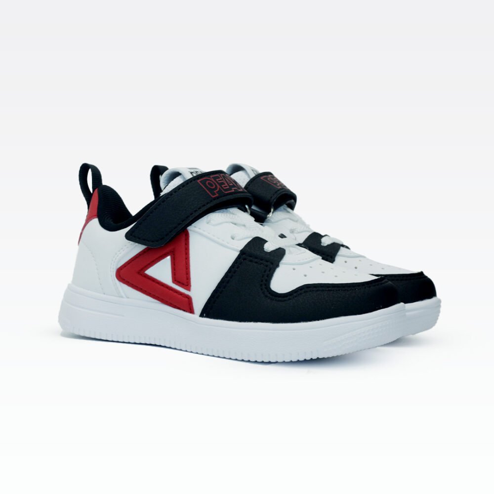 Peak Kid Shoes_White/Black/Red – Image 2