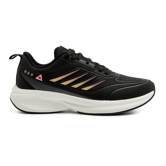 Peak Taichi Training Running Shoes-Black/White