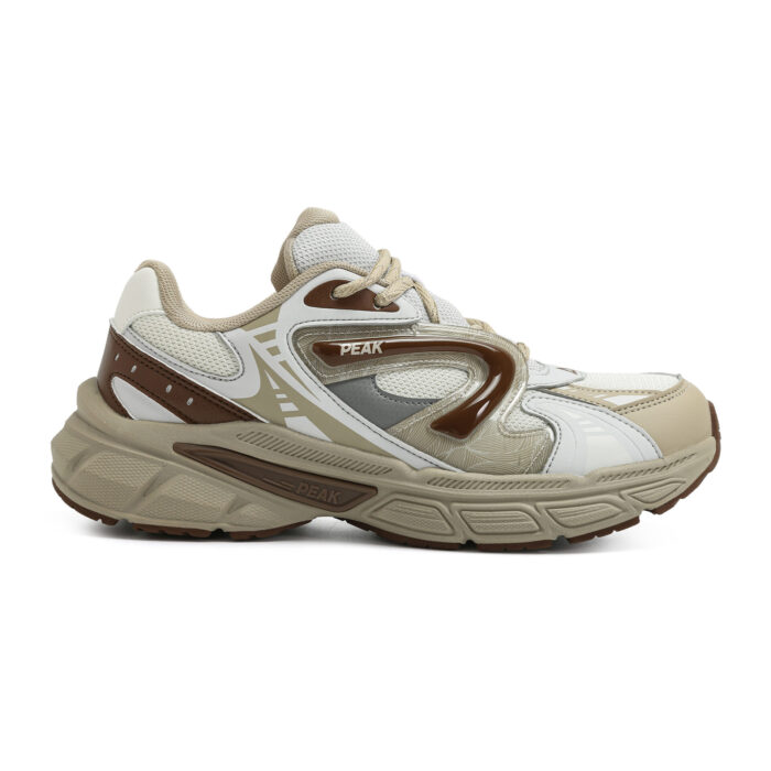 Peak Kids Casual Shoes Off White/Brown