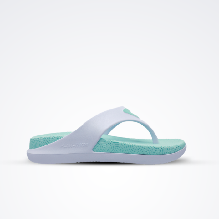Peak Slippers White/Ice Blue