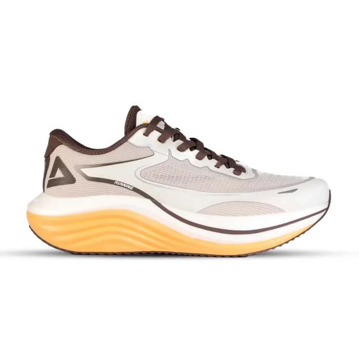 Peak Taichi Chaussures de Sport Blanc Cassé/Marron